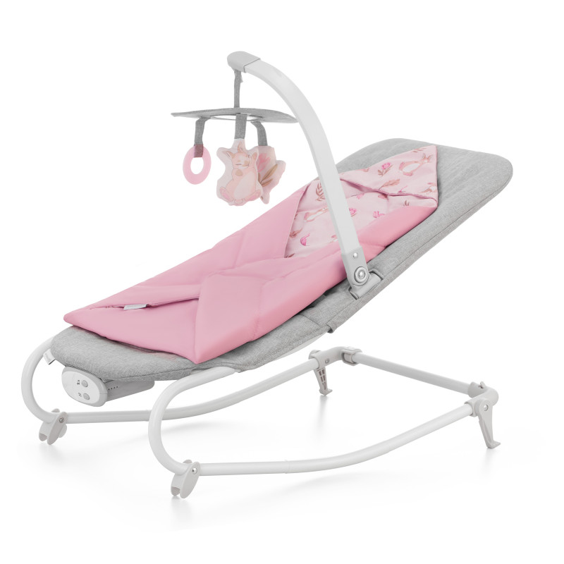 Шезлонг-гойдалка Kinderkraft Felio 2 Peony Rose KBFELI20PNK0000