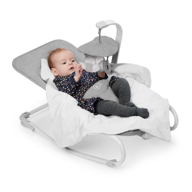 Шезлонг-гойдалка Kinderkraft Felio 2 Stone Grey KBFELI20GRY0000