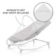 Шезлонг-гойдалка Kinderkraft Felio 2 Stone Grey KBFELI20GRY0000