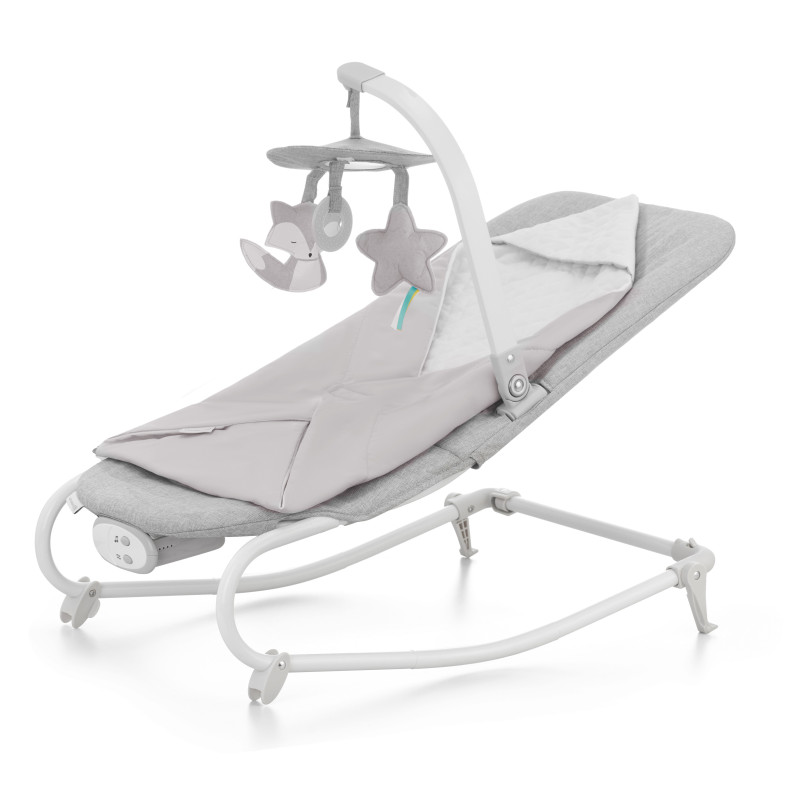 Шезлонг-гойдалка Kinderkraft Felio 2 Stone Grey KBFELI20GRY0000