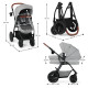 Універсальна коляска 3 в 1 Kinderkraft Xmoov CT Dark Gray KSXMOV00DGR3000
