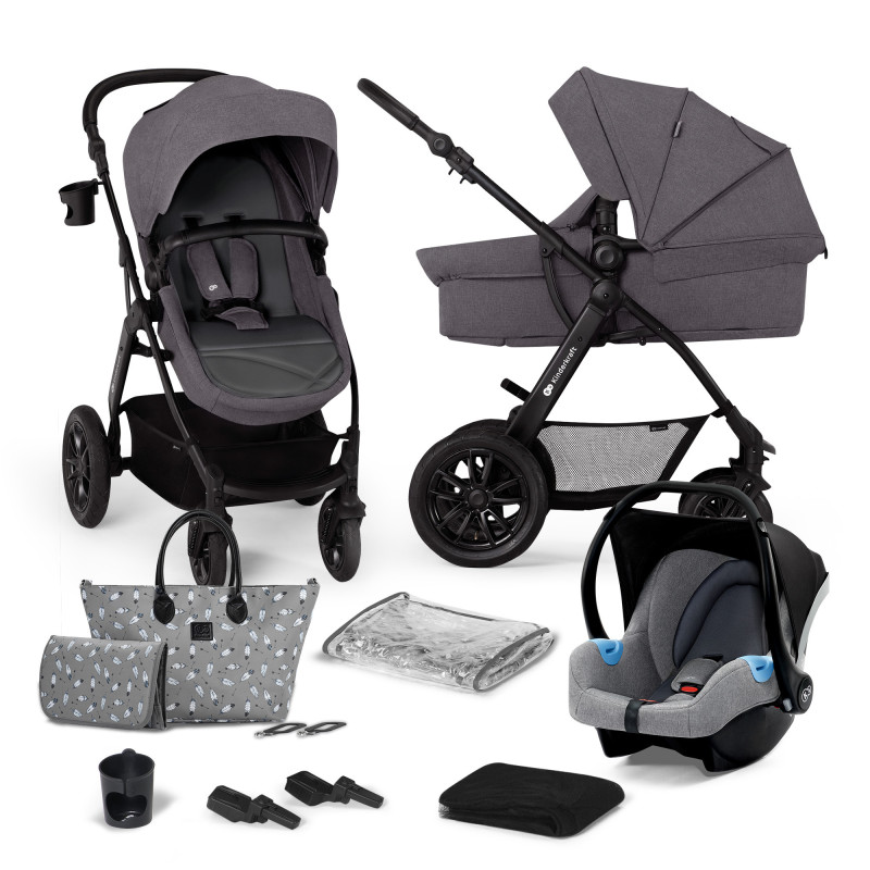 Універсальна коляска 3 в 1 Kinderkraft Xmoov CT Dark Gray KSXMOV00DGR3000