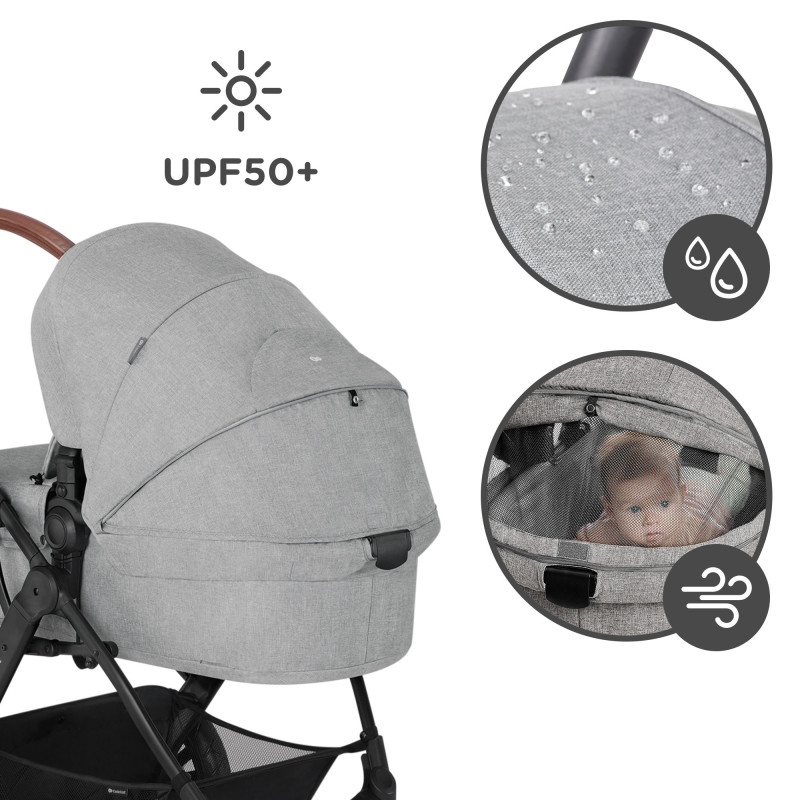 Універсальна коляска 3 в 1 Kinderkraft Xmoov CT Dark Gray KSXMOV00DGR3000