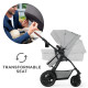 Універсальна коляска 3 в 1 Kinderkraft Xmoov CT Dark Gray KSXMOV00DGR3000