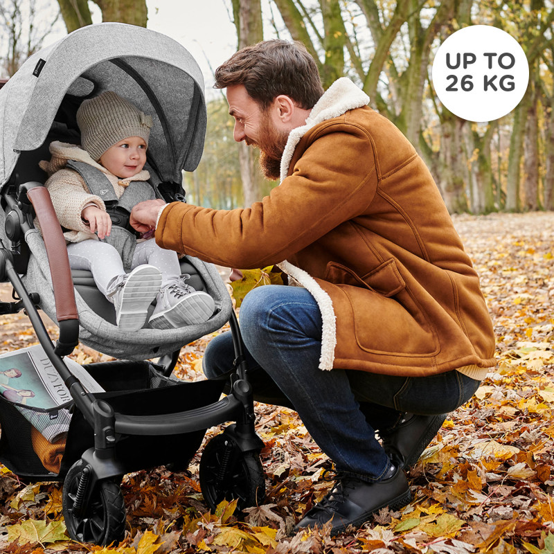 Універсальна коляска 3 в 1 Kinderkraft Xmoov CT Dark Gray KSXMOV00DGR3000