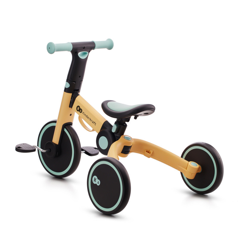 Триколісний велосипед 3 в 1 Kinderkraft 4TRIKE Sunflower Blue KR4TRI22BLU0000