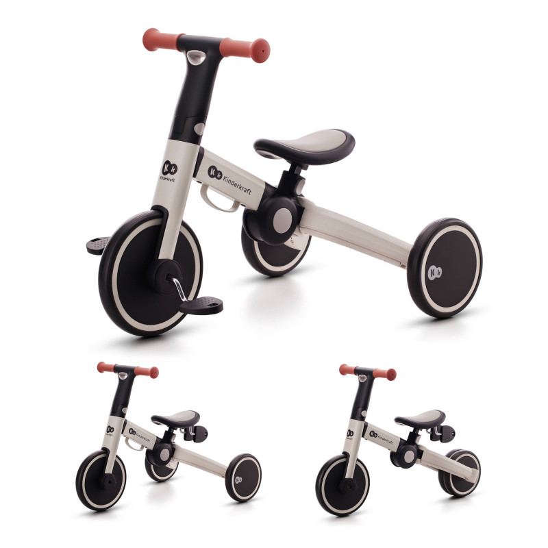 Триколісний велосипед 3 в 1 Kinderkraft 4TRIKE Silver Grey KR4TRI22GRY0000