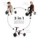 Триколісний велосипед 3 в 1 Kinderkraft 4TRIKE Silver Grey KR4TRI22GRY0000