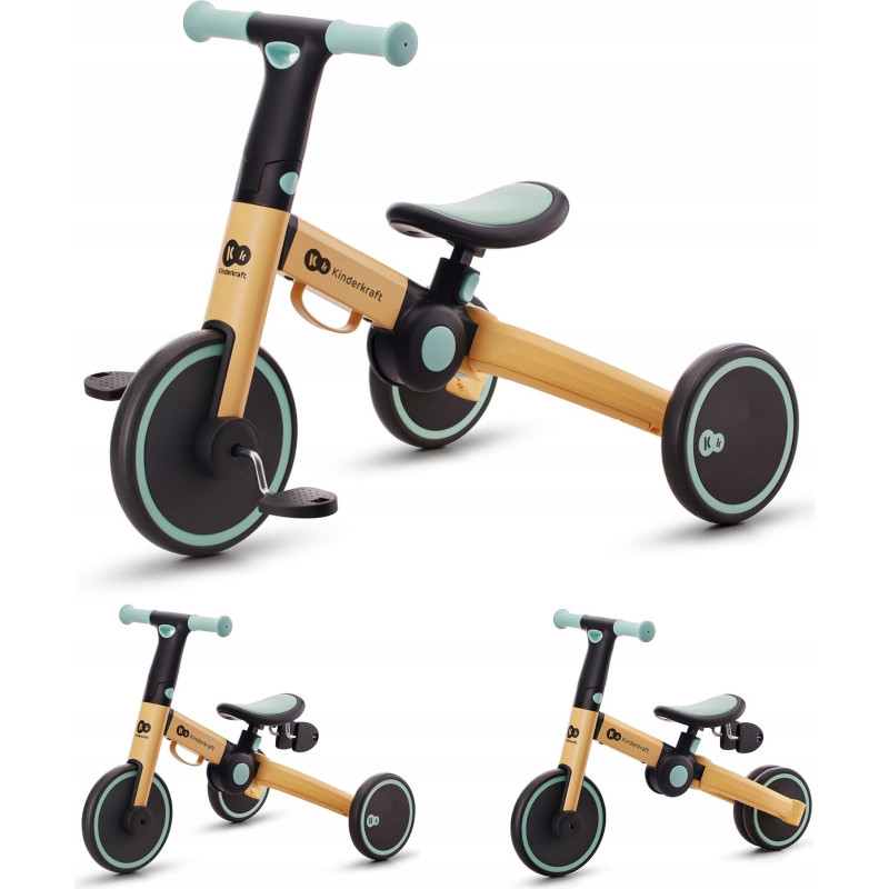 Триколісний велосипед 3 в 1 Kinderkraft 4TRIKE Silver Grey KR4TRI22GRY0000