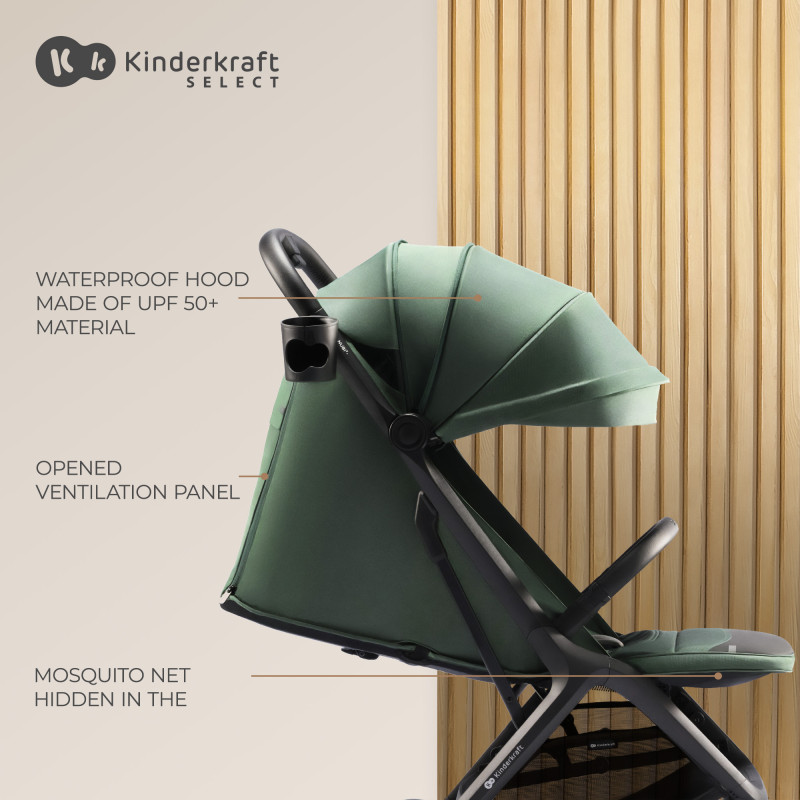 Прогулянкова коляска Kinderkraft Nubi 2 Cloudy Grey KSNUBI02GRY0000