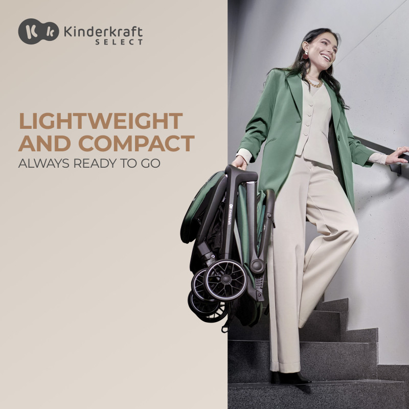 Прогулянкова коляска Kinderkraft Nubi 2 Cloudy Grey KSNUBI02GRY0000