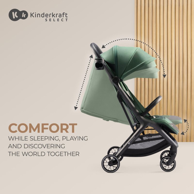 Прогулянкова коляска Kinderkraft Nubi 2 Sand Beige KSNUBI02BEG0000
