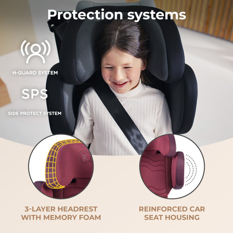 Автокрісло Kinderkraft Xpand 2 i-Size Cherry Pearl KCXPAN02RED0000