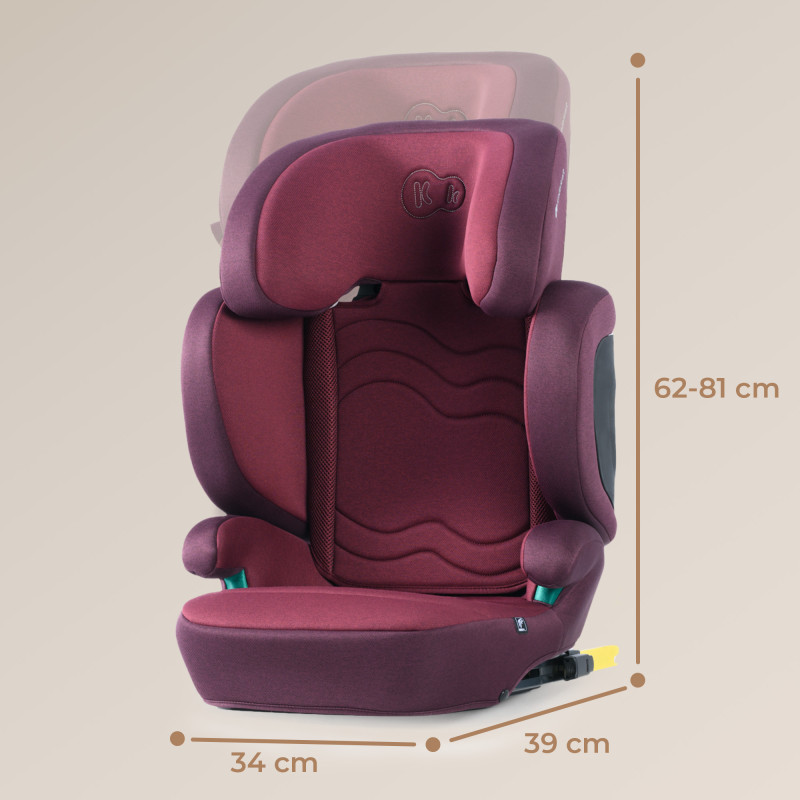 Автокрісло Kinderkraft Xpand 2 i-Size Cherry Pearl KCXPAN02RED0000