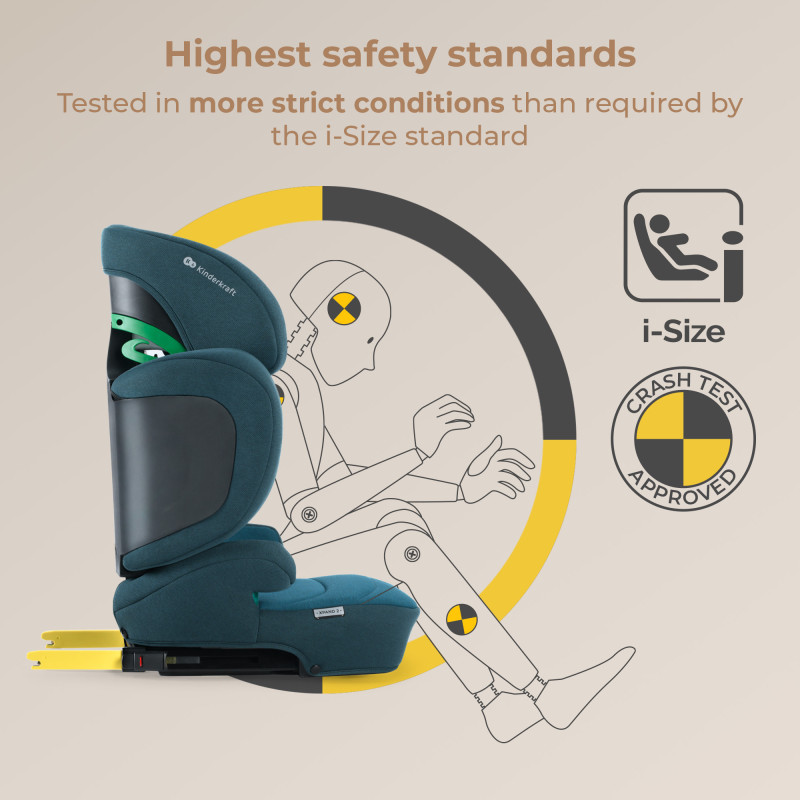 Автокрісло Kinderkraft Xpand 2 i-Size Harbour Blue KCXPAN02BLU0000
