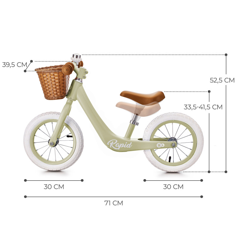 Біговел Kinderkraft Rapid Savannah Green KRRAPI00GRE0000