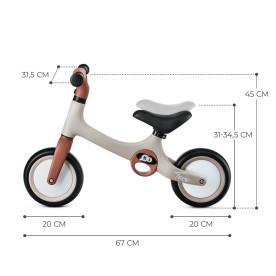 Біговел Kinderkraft Tove Desert Beige KRTOVE00BEG0000