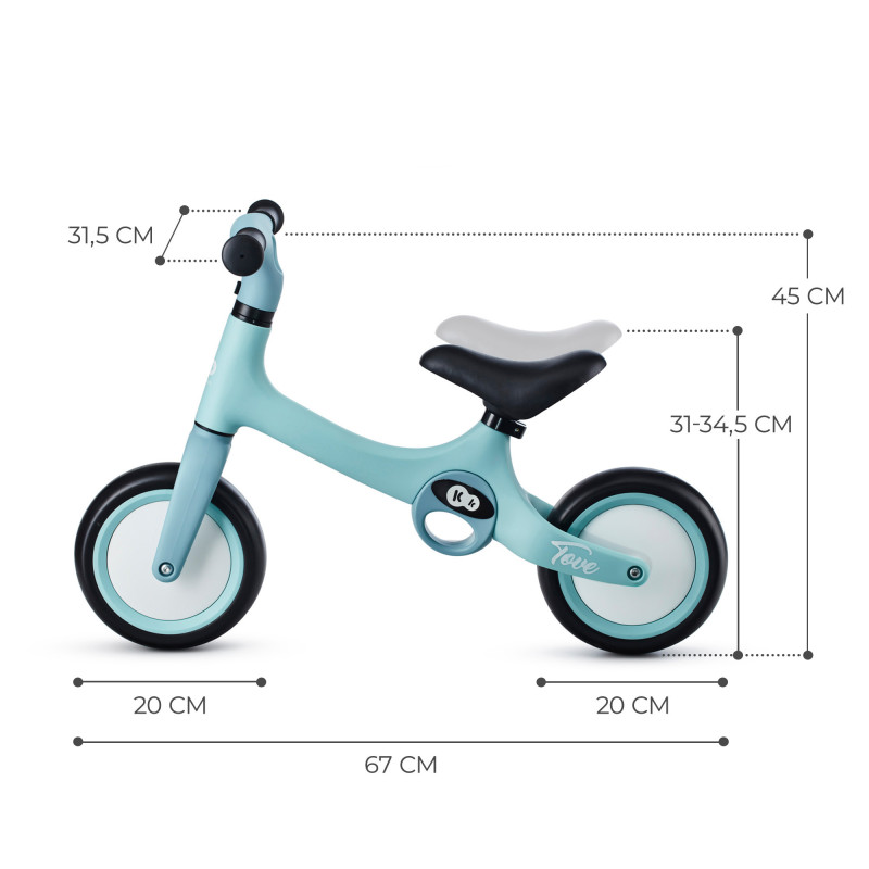Біговел Kinderkraft Tove Sommer Mint KRTOVE00MIN0000