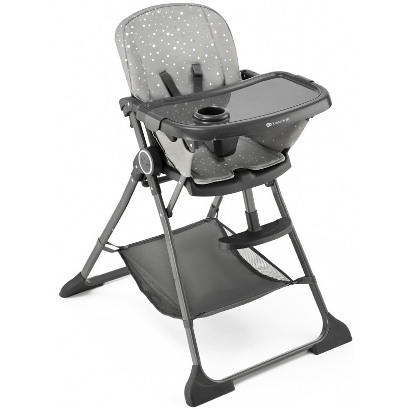 Стільчик для годування Kinderkraft Foldee Grey KHFOLD00GRY0000