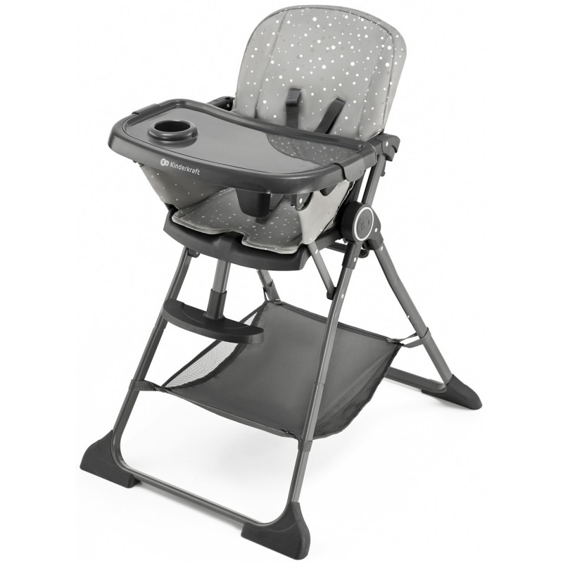 Стільчик для годування Kinderkraft Foldee Grey KHFOLD00GRY0000
