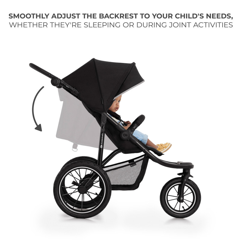 Прогулянкова коляска Kinderkraft Helsi Deep Black KSHELS00BLK0000