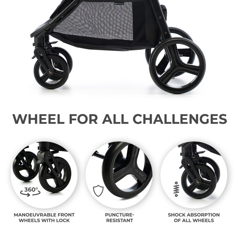 Прогулянкова коляска Kinderkraft Rine Moonlight Grey KSRINE00GRY0000