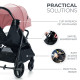Прогулянкова коляска Kinderkraft Rine Vital Pink KSRINE00PNK0000