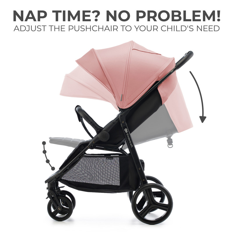 Прогулянкова коляска Kinderkraft Rine Vital Pink KSRINE00PNK0000