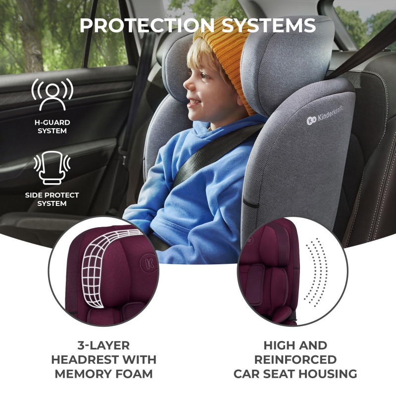 Автокрісло Kinderkraft Oneto3 i-Size Cherry Pearl KCONE300RED0000