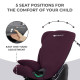 Автокрісло Kinderkraft Oneto3 i-Size Cherry Pearl KCONE300RED0000