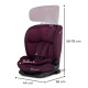 Автокрісло Kinderkraft Oneto3 i-Size Cherry Pearl KCONE300RED0000