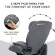 Автокрісло Kinderkraft Oneto3 i-Size Cool Grey KCONE300GRY0000