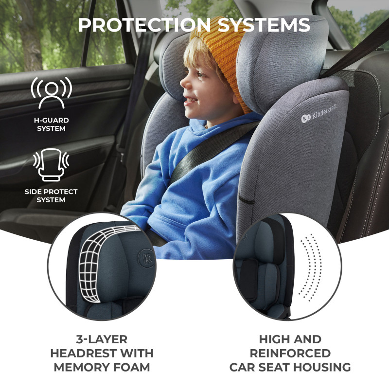 Автокрісло Kinderkraft Oneto3 i-Size Graphite Black KCONE300BLK0000