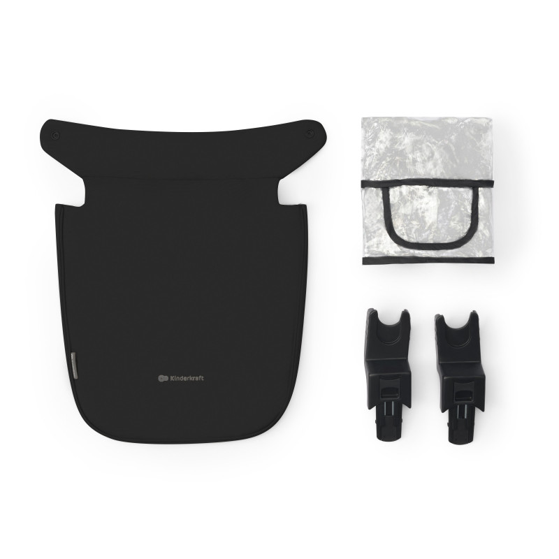 Універсальна коляска 3 в 1 Kinderkraft Newly Classic Black KSNEWL00BLK3000