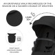 Універсальна коляска 3 в 1 Kinderkraft Newly Classic Black KSNEWL00BLK3000