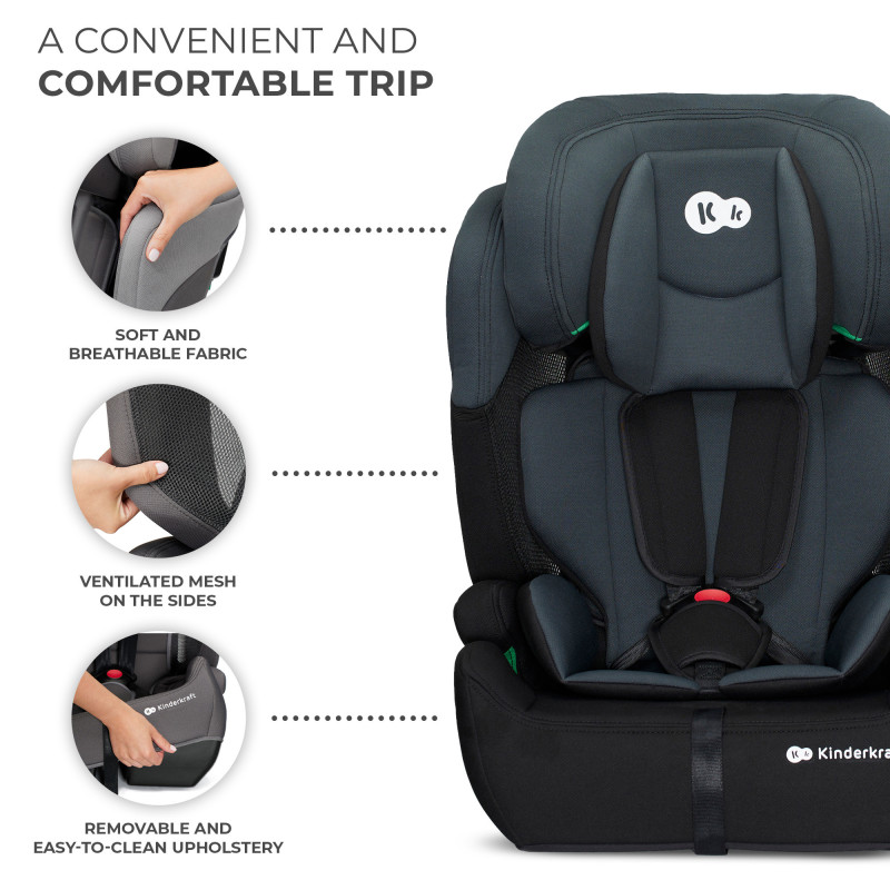 Автокрісло Kinderkraft Comfort Up i-Size Black KCCOUP02BLK0000