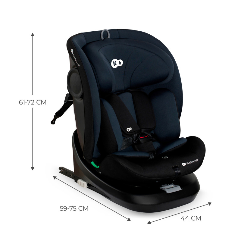 Автокрісло Kinderkraft i-Grow i-Size Black KCIGRO00BLK0000