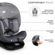 Автокрісло Kinderkraft i-Grow i-Size Grey KCIGRO00GRY0000