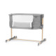 Приставне ліжечко-колиска Kinderkraft Neste Grow Light Grey Full Wood KCNEGR00LGR000W