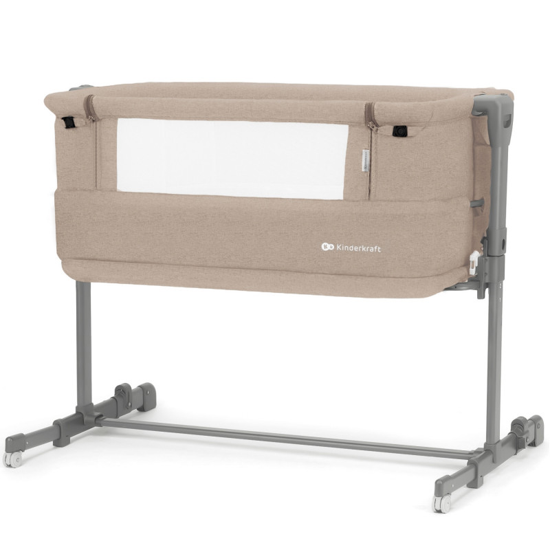 Приставне ліжечко-колиска Kinderkraft Neste Grow Beige KCNEGR00BEG0000