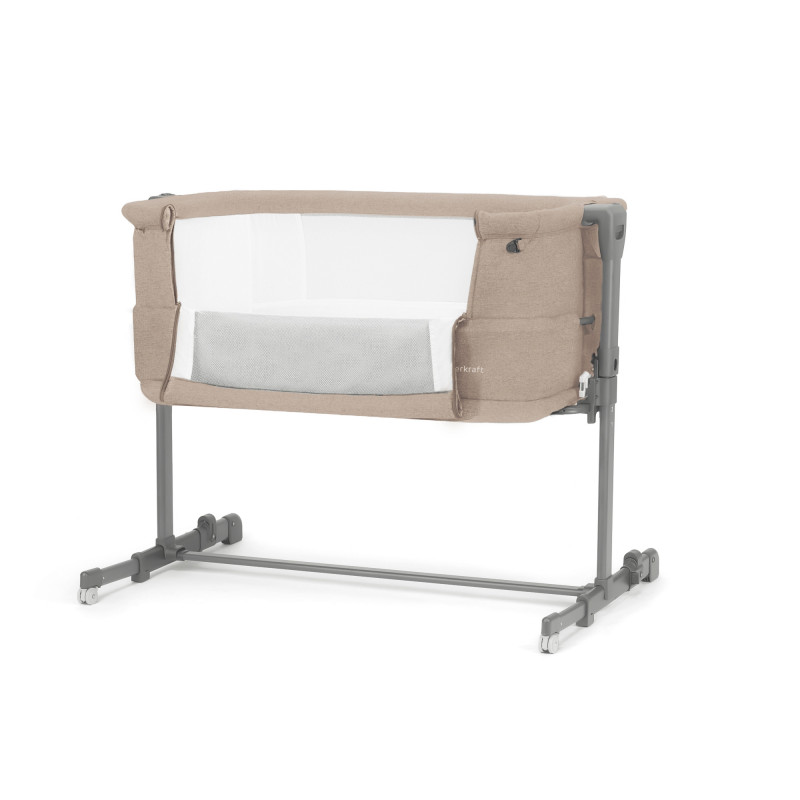 Приставне ліжечко-колиска Kinderkraft Neste Grow Beige KCNEGR00BEG0000