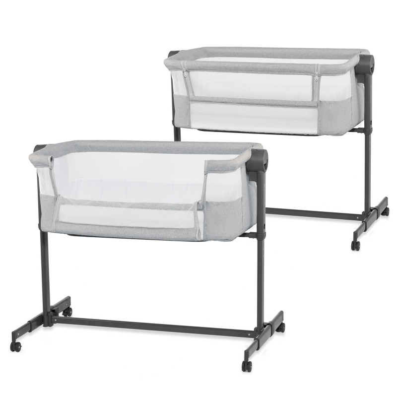 Приставне ліжечко-колиска Kinderkraft Neste Up 2 Light Grey KLNEUP02LGR0000