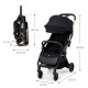 Прогулянкова коляска Kinderkraft Apino Raven Black KSAPIN00BLK0000