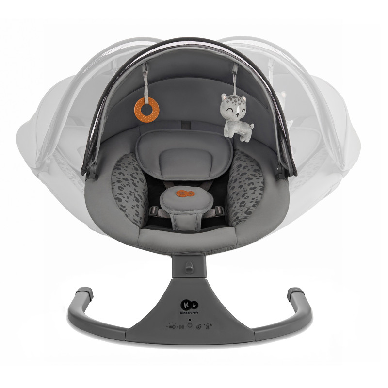 Крісло-гойдалка Kinderkraft Lumi 2 Dark Grey KBLUMI02DGR0000