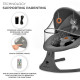 Крісло-гойдалка Kinderkraft Lumi 2 Dark Grey KBLUMI02DGR0000