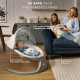 Крісло-гойдалка Kinderkraft Lumi 2 Dark Grey KBLUMI02DGR0000