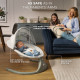 Крісло-гойдалка Kinderkraft Lumi 2 Light Grey KBLUMI02LGR0000