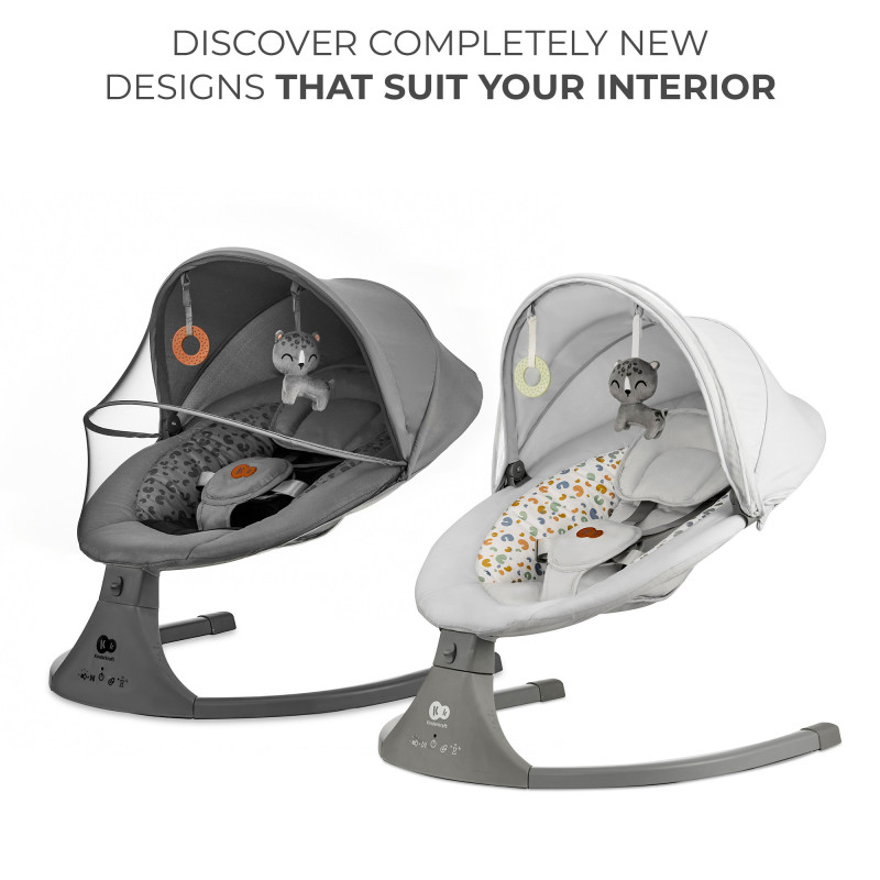 Крісло-гойдалка Kinderkraft Lumi 2 Light Grey KBLUMI02LGR0000