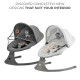 Крісло-гойдалка Kinderkraft Lumi 2 Light Grey KBLUMI02LGR0000