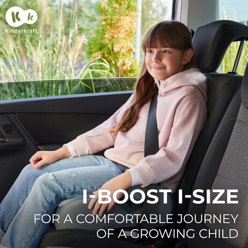 Автокрісло-бустер Kinderkraft i-Boost Black KCIBOO00BLK0000
